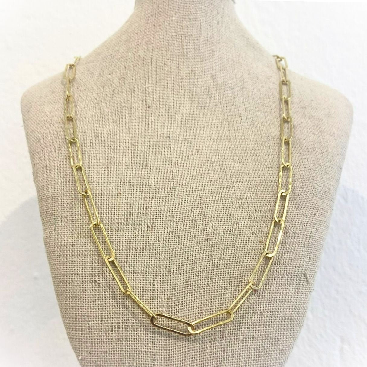 Forged Link Chain Necklace - Nina Alexandra Jewellery