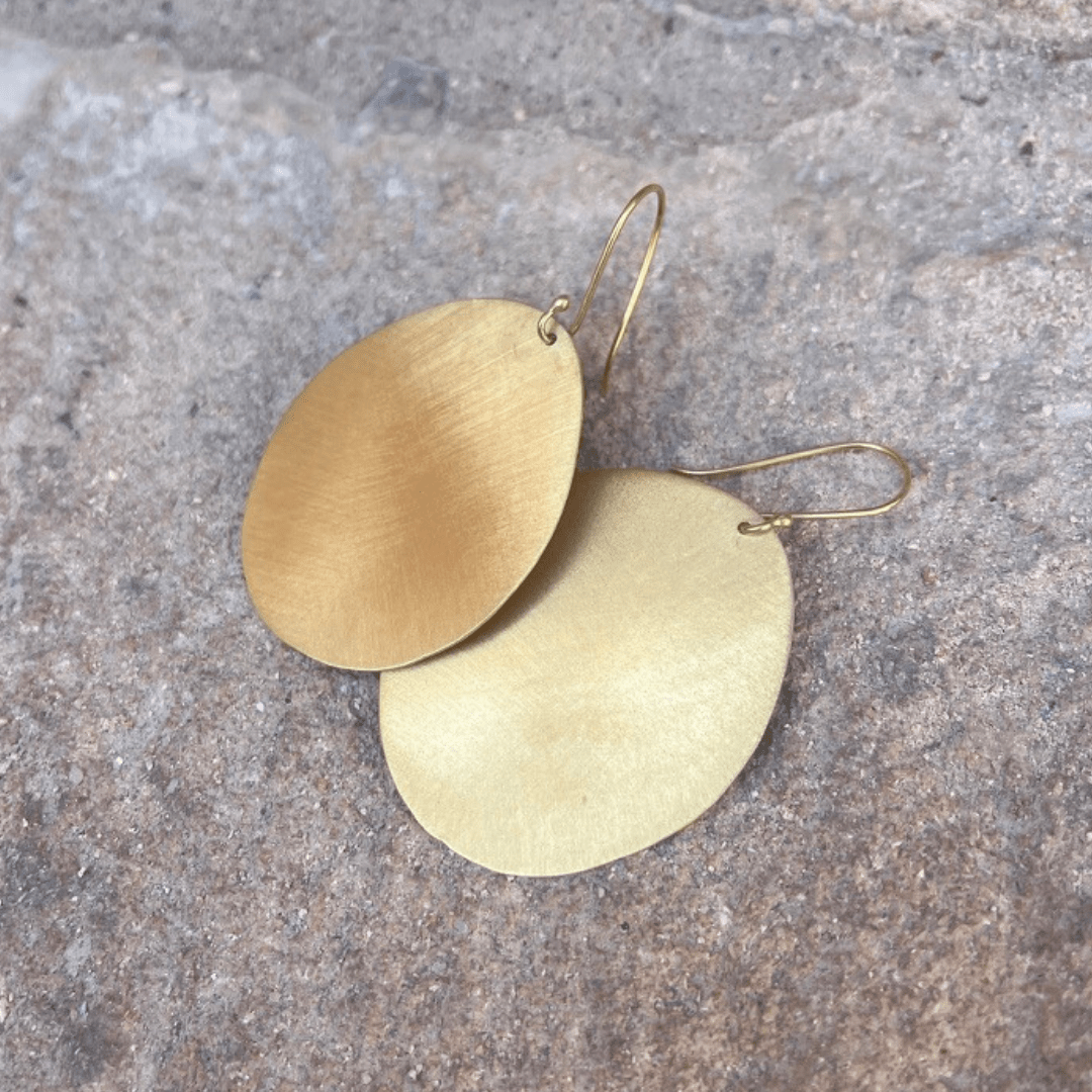 La Plana Disc Earrings — Nina Alexander Jewellery