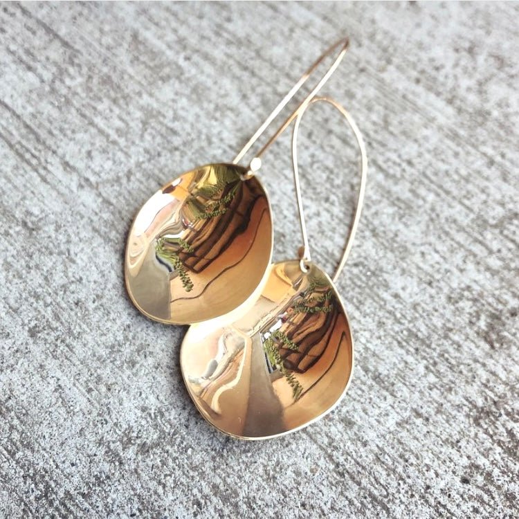 La Plana Earrings, gold - Nina Alexandra Jewellery