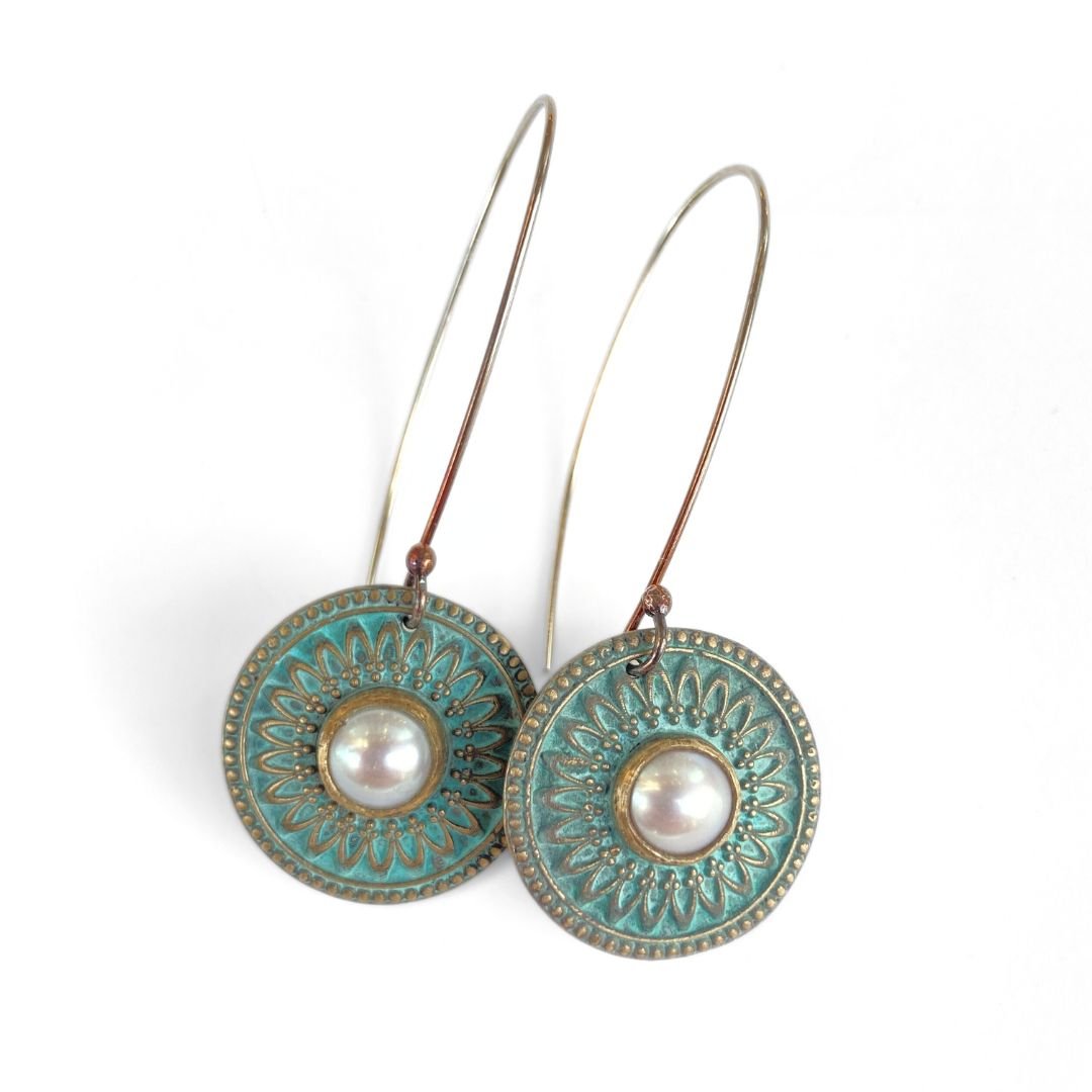 Perla Earrings - Bronze - Nina Alexandra Jewellery